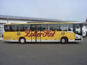 Verkehrsmittelwerbung Diesch Busreisen